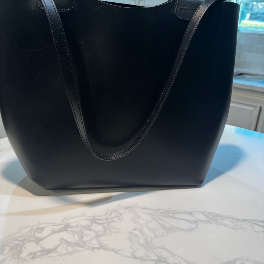 Zara leather large tote bag - Picture 8 of 9